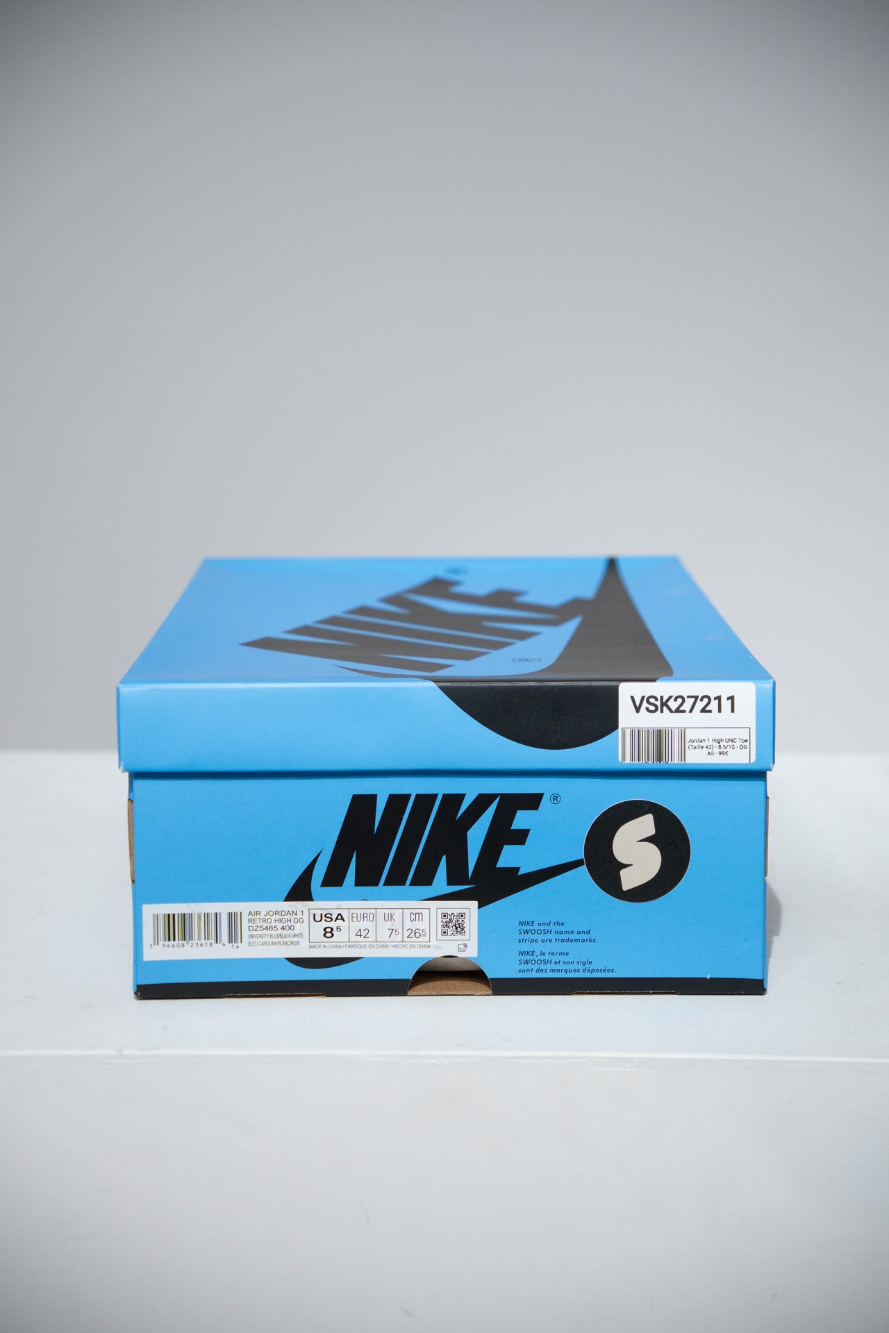 Jordan 1 High UNC Toe (Taille 42)