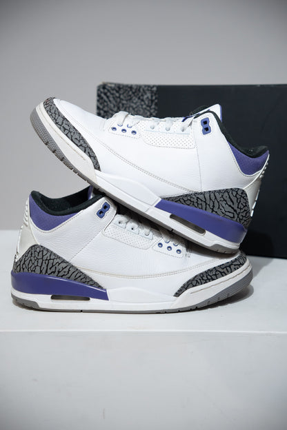 Jordan 3 Dark Iris (Taille 43)