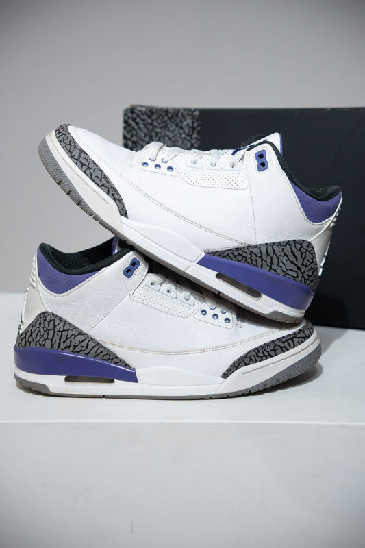 Jordan 3 Dark Iris (Taille 43)