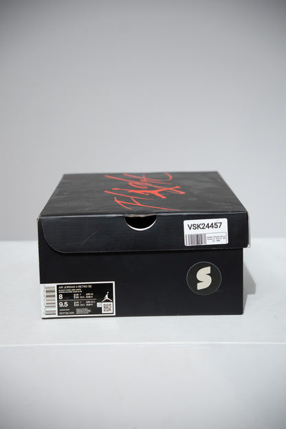 Jordan 4 Black Canvas (Taille 41)