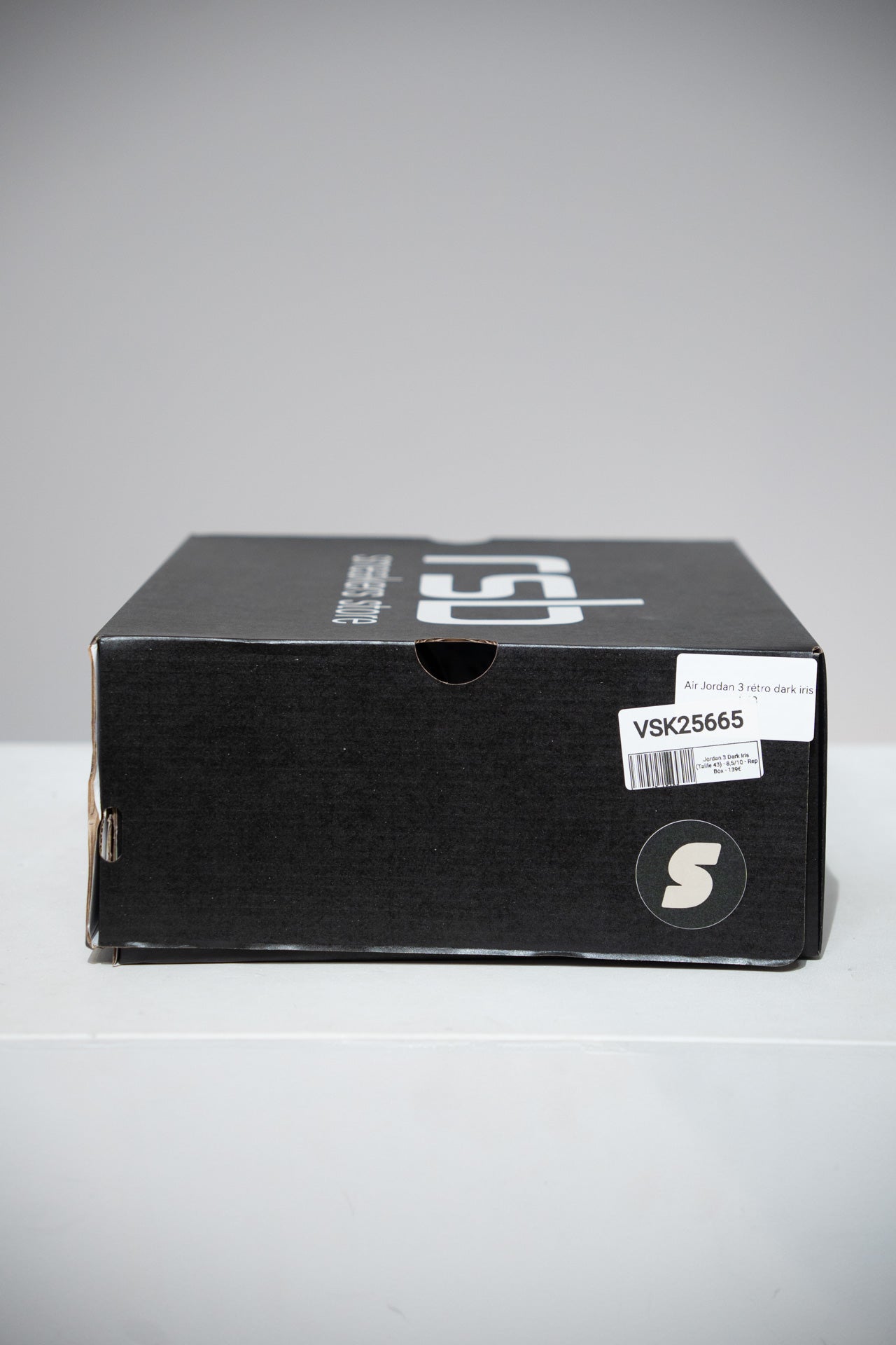 Jordan 3 Dark Iris (Taille 43)