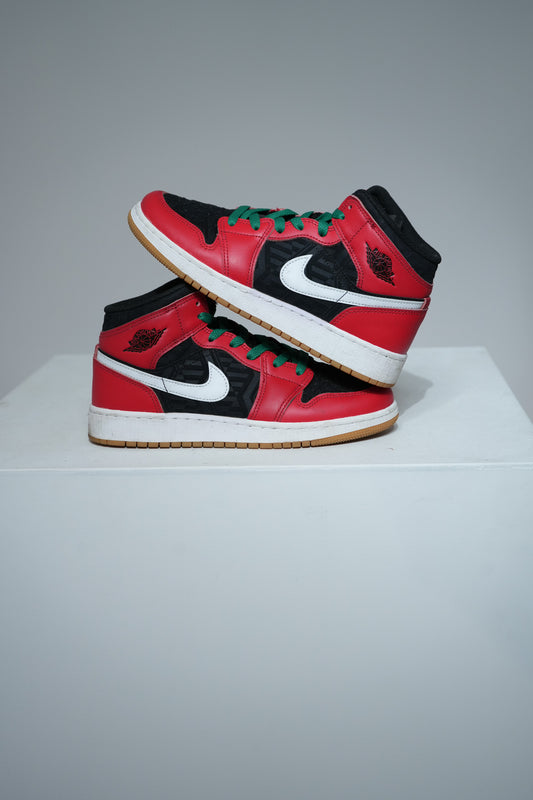 Jordan 1 Mid Noel (Taille 38)