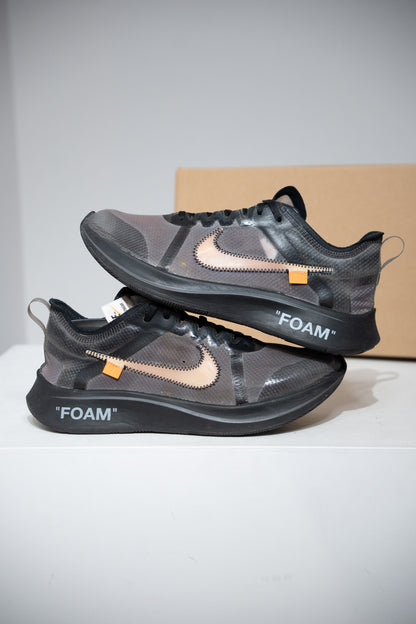Nike Zoom Fly Off White Black Silver (Taille 42)