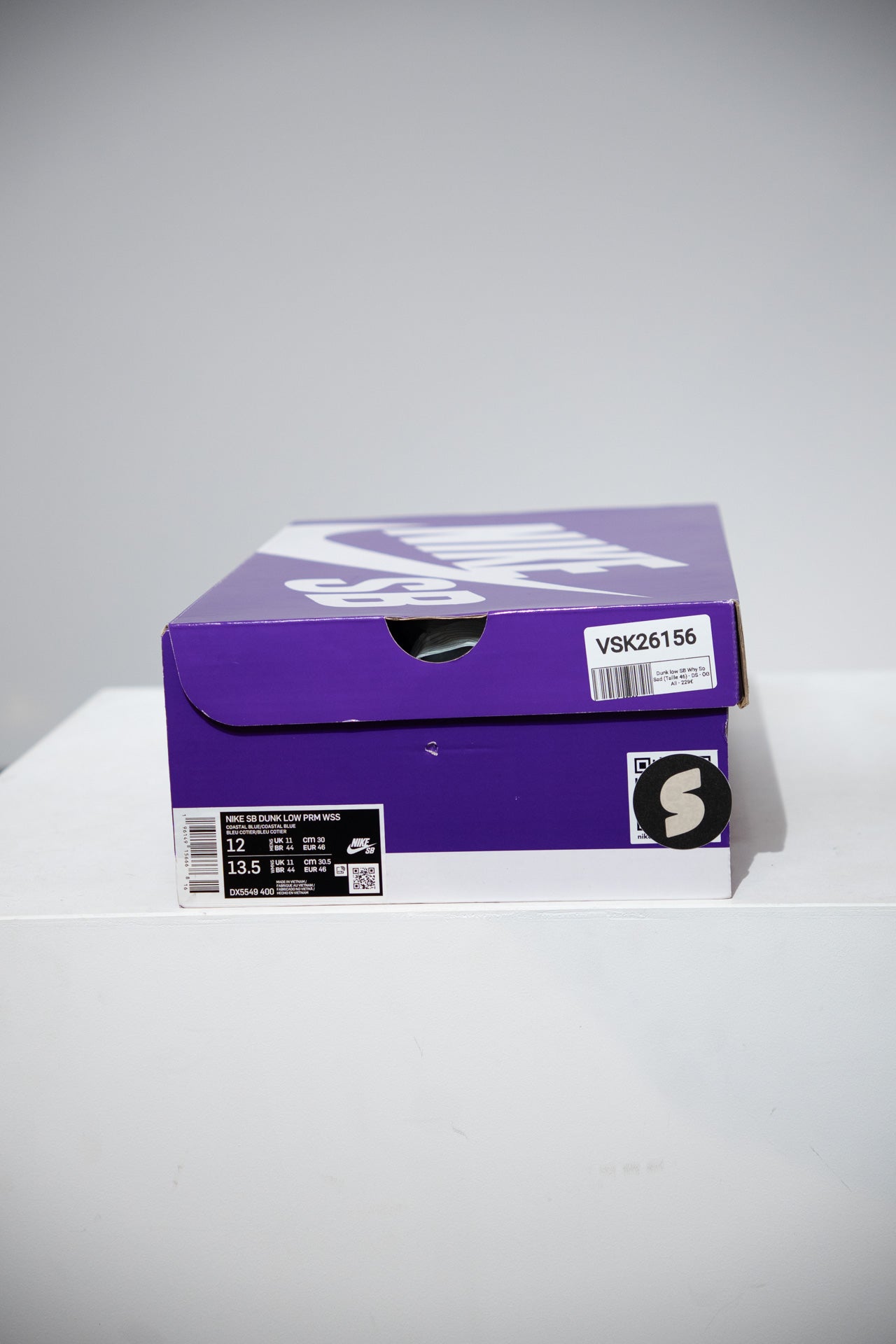 Dunk low SB Why So Sad (Taille 46)