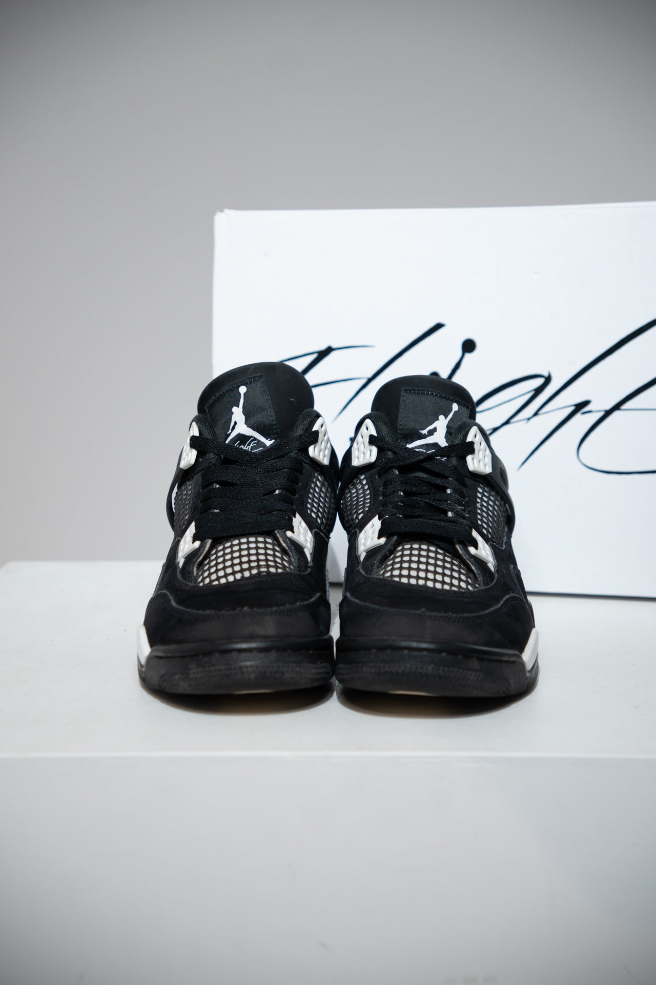 Jordan 4 White Thunder (Taille 44,5)