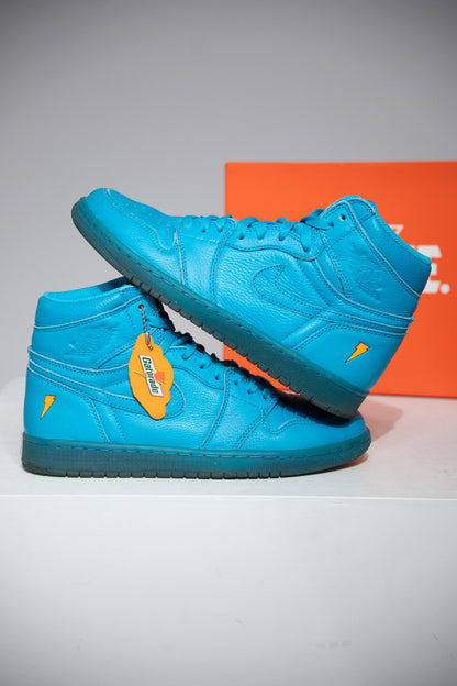 Jordan 1 High Gatorade Blue Lagoon (Taille 41)