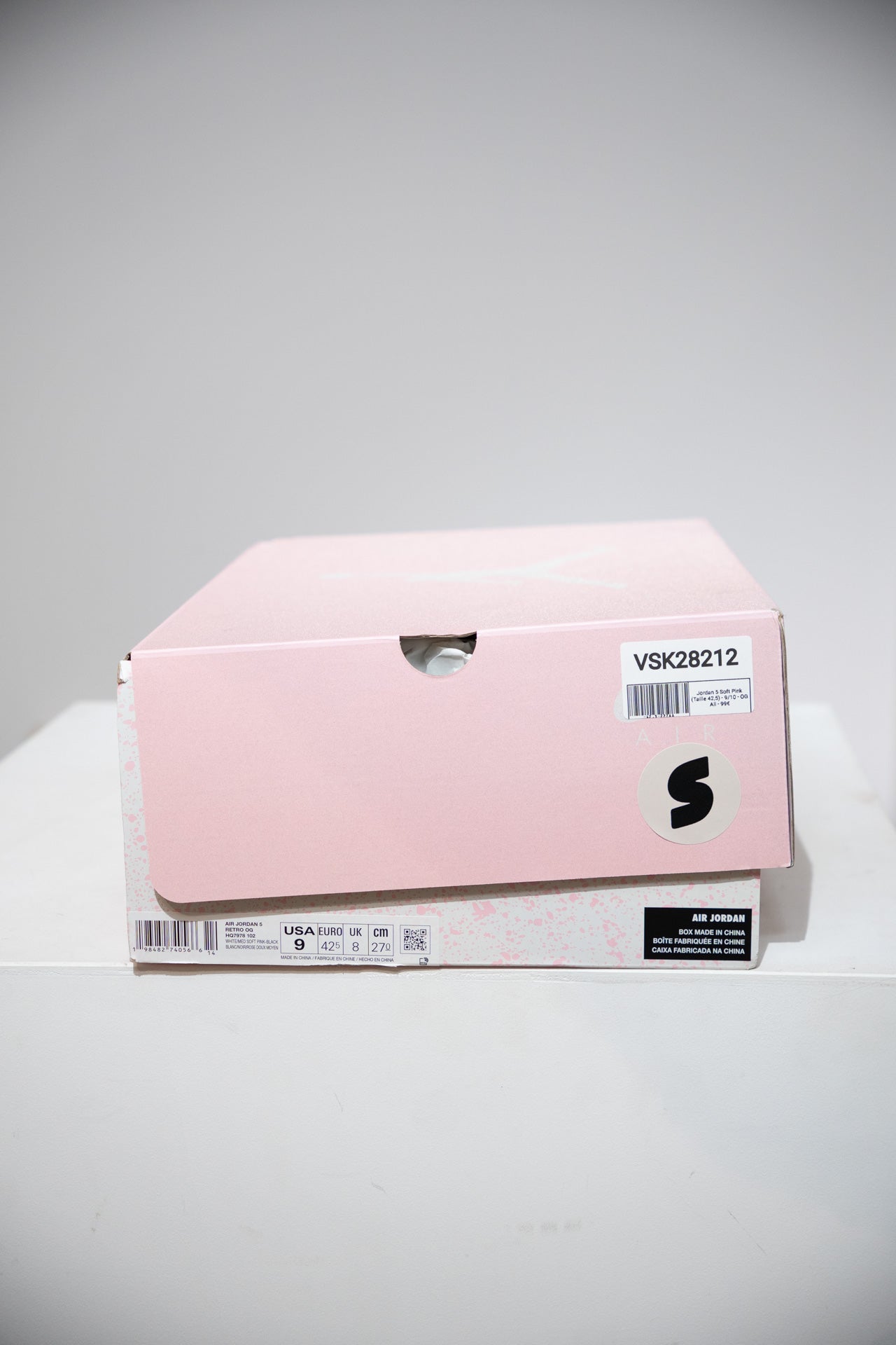 Jordan 5 Soft Pink (Taille 42,5)