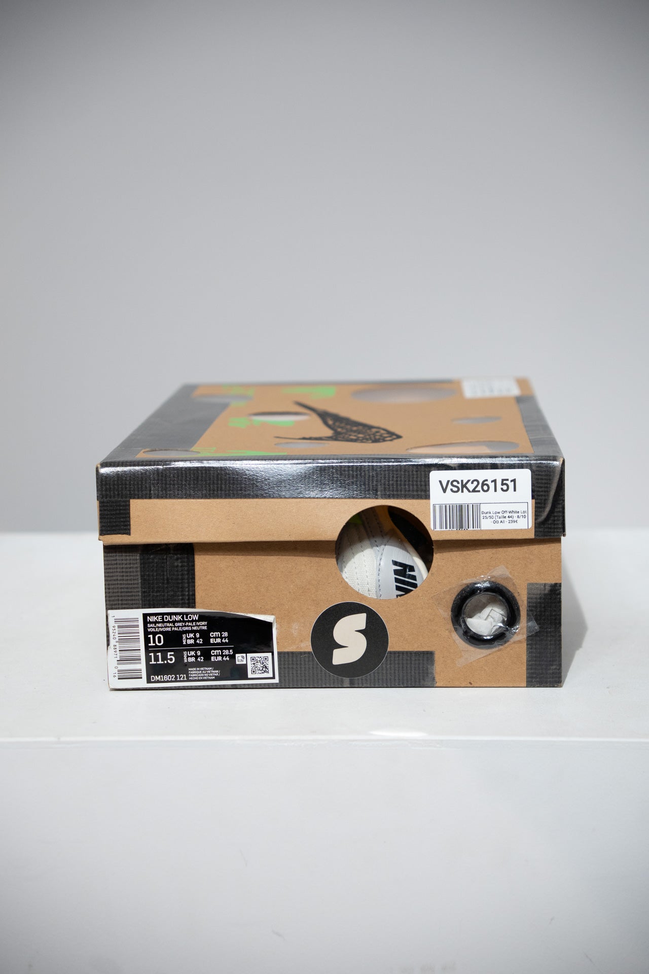 Dunk Low Off-White Lot 25/50 (Taille 44)