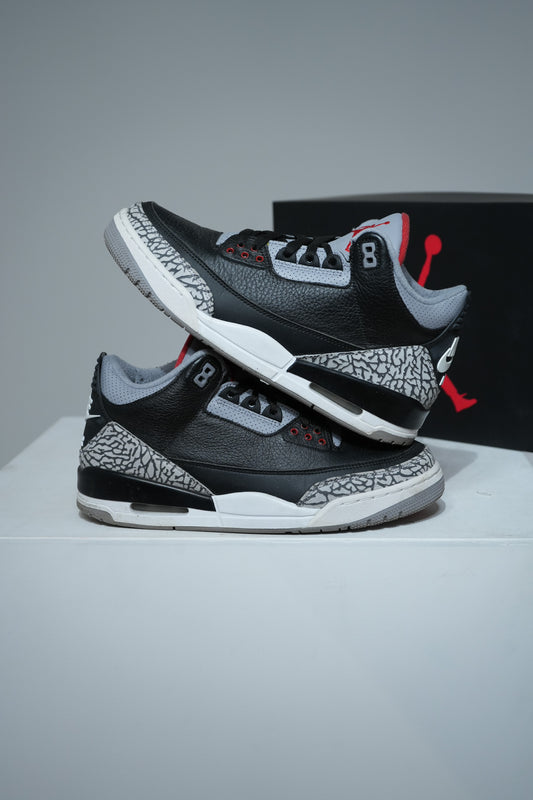 Jordan 3 Black Cement 2018 (Taille 42,5)