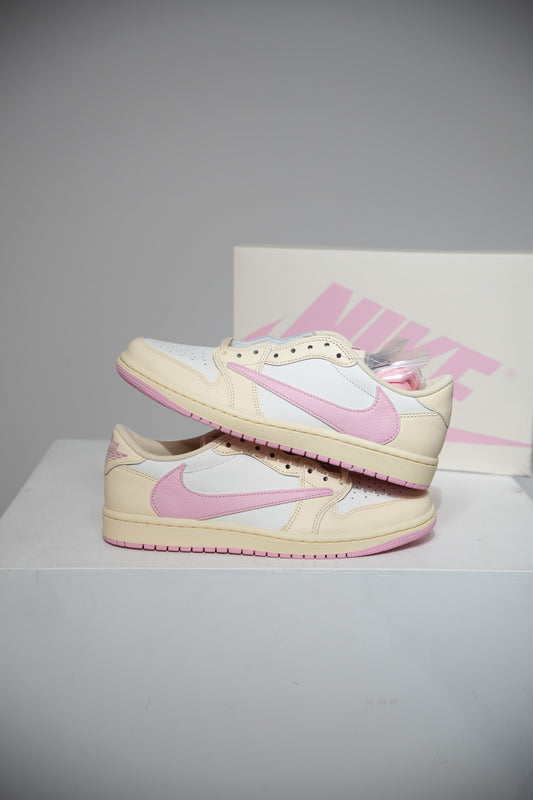 Jordan 1 Low Travis Scott Shy Pink (Taille 40)