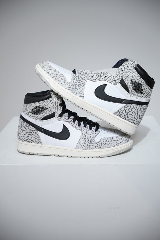 Jordan 1 High White Cement (Taille 44)