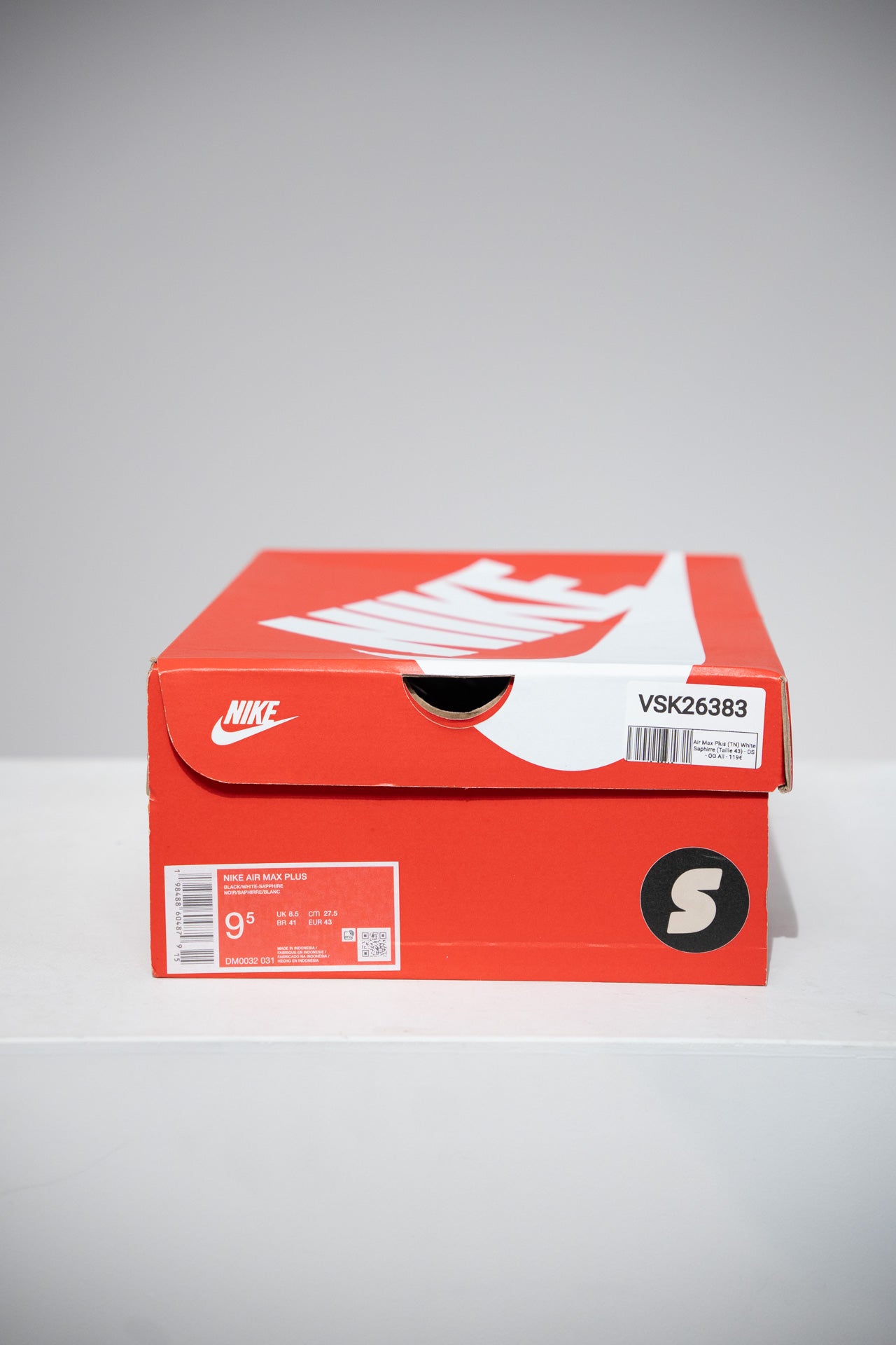 Air Max Plus (TN) White Saphirre (Taille 43)