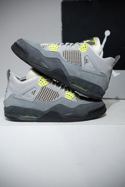 Jordan 4 Neon Green (Taille 45)
