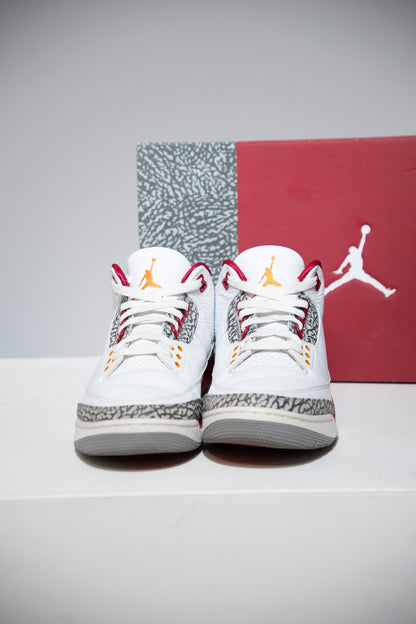 Jordan 3 Cardinal Red (Taille 44)