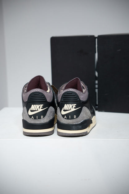 Jordan 3 A Ma Maniere Black (Taille 44)