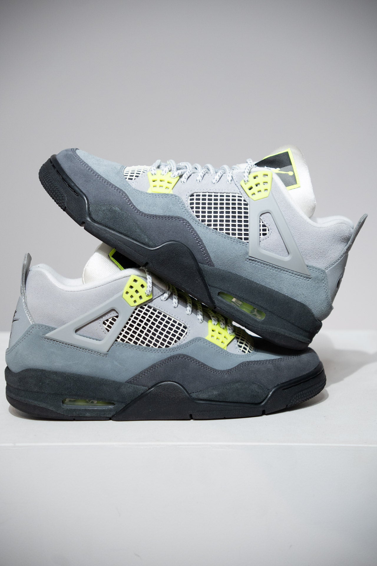 Jordan 4 Neon Green (Taille 44)