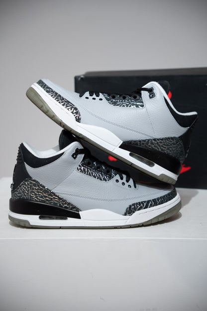 Jordan 3 Wolf Grey (Taille 42,5)