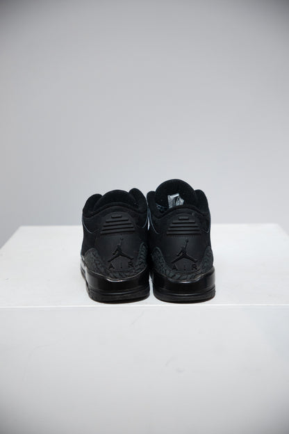 Jordan 3 Black Cat GS (Taille 38,5)