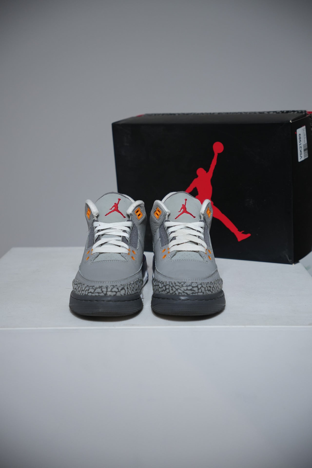 Jordan 3 Cool Grey GS (Taille 38)