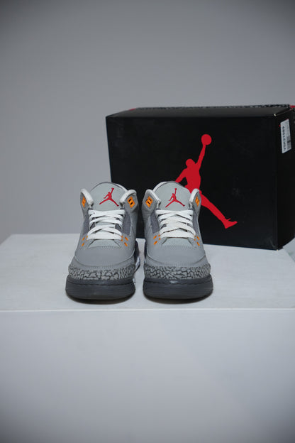 Jordan 3 Cool Grey GS (Taille 38)