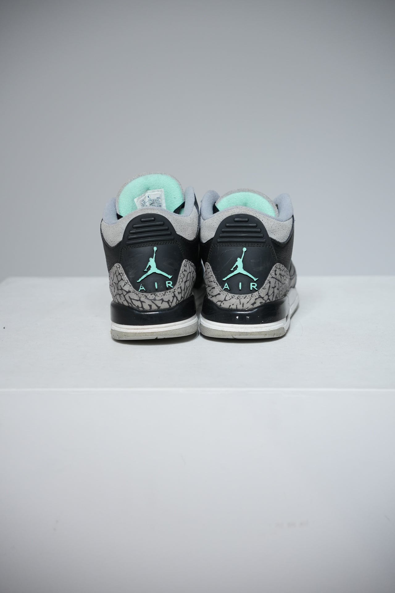 Jordan 3 Green Glow GS (Taille 38)