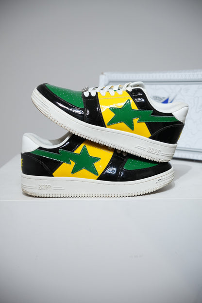 Bapesta Color Block Black Yellow Green (Taille 44)