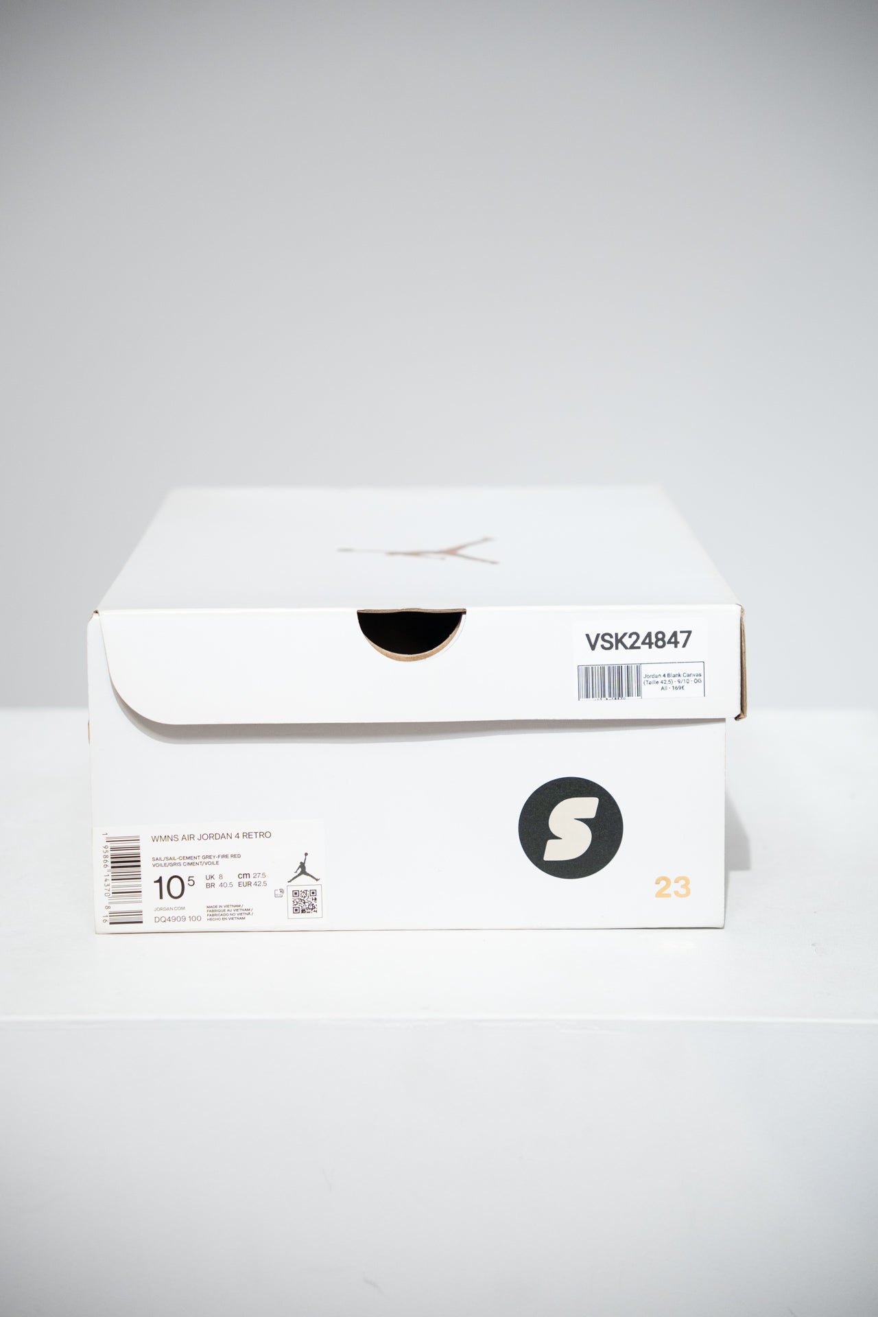 Jordan 4 Blank Canvas (Taille 42,5)