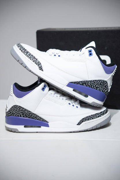 Jordan 3 Dark Iris (Taille 43)