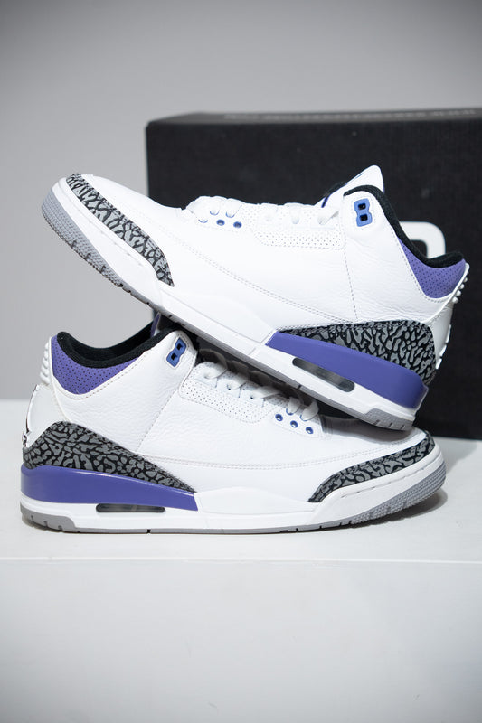 Jordan 3 Dark Iris (Taille 43)