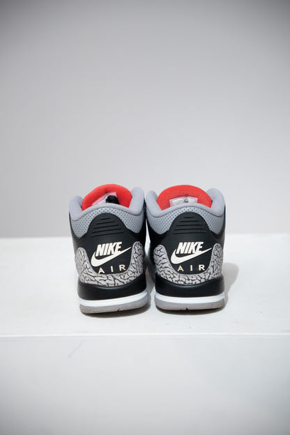 Jordan 3 Black Cement 2018 GS (Taille 38,5)