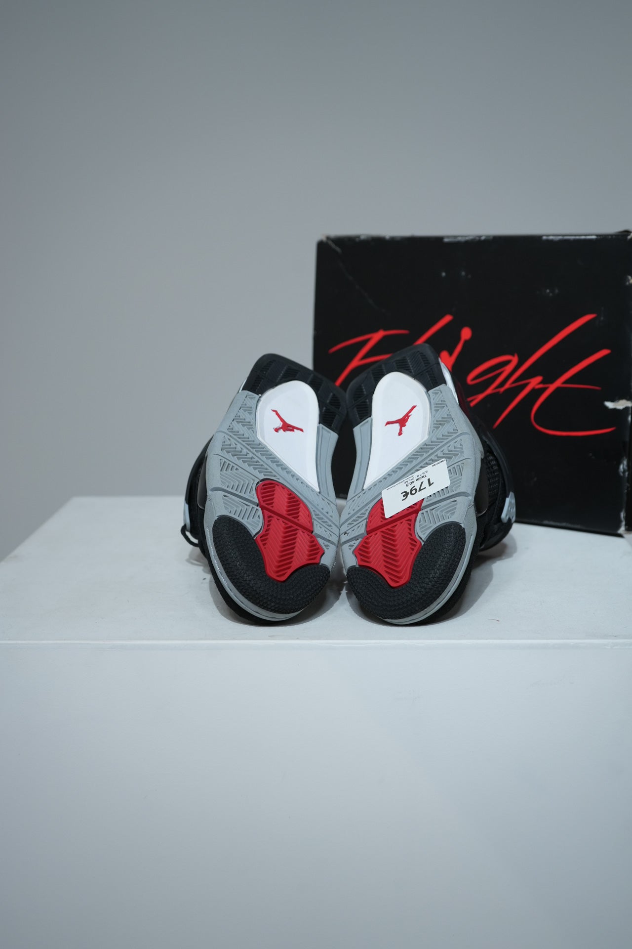 Jordan 4 Black Canvas (Taille 40,5)