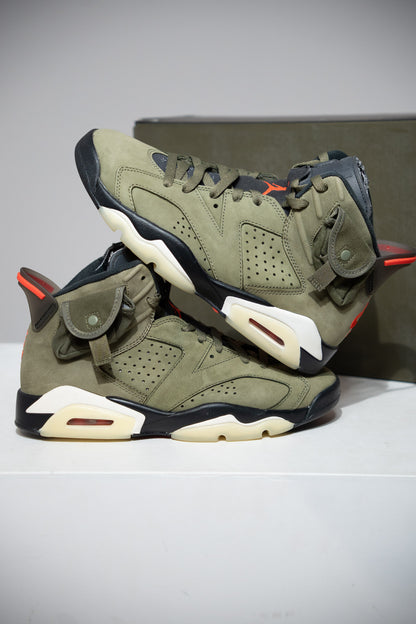 Jordan 6 Travis Scott Olive (Taille 41)