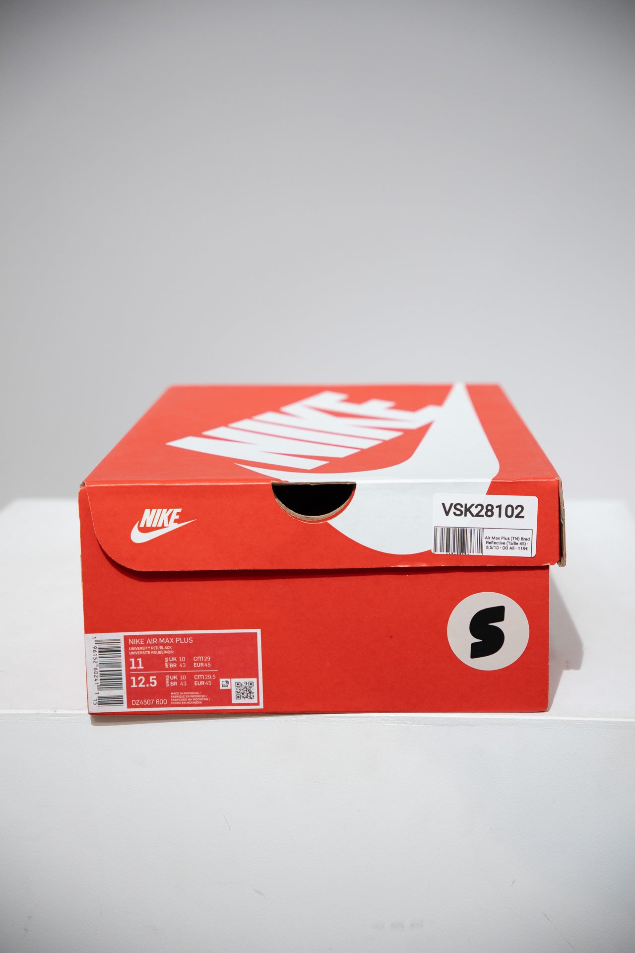 Air Max Plus (TN) Bred Reflective (Taille 45)