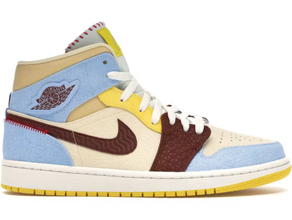Jordan 1 Mid Maison Chateau Rouge