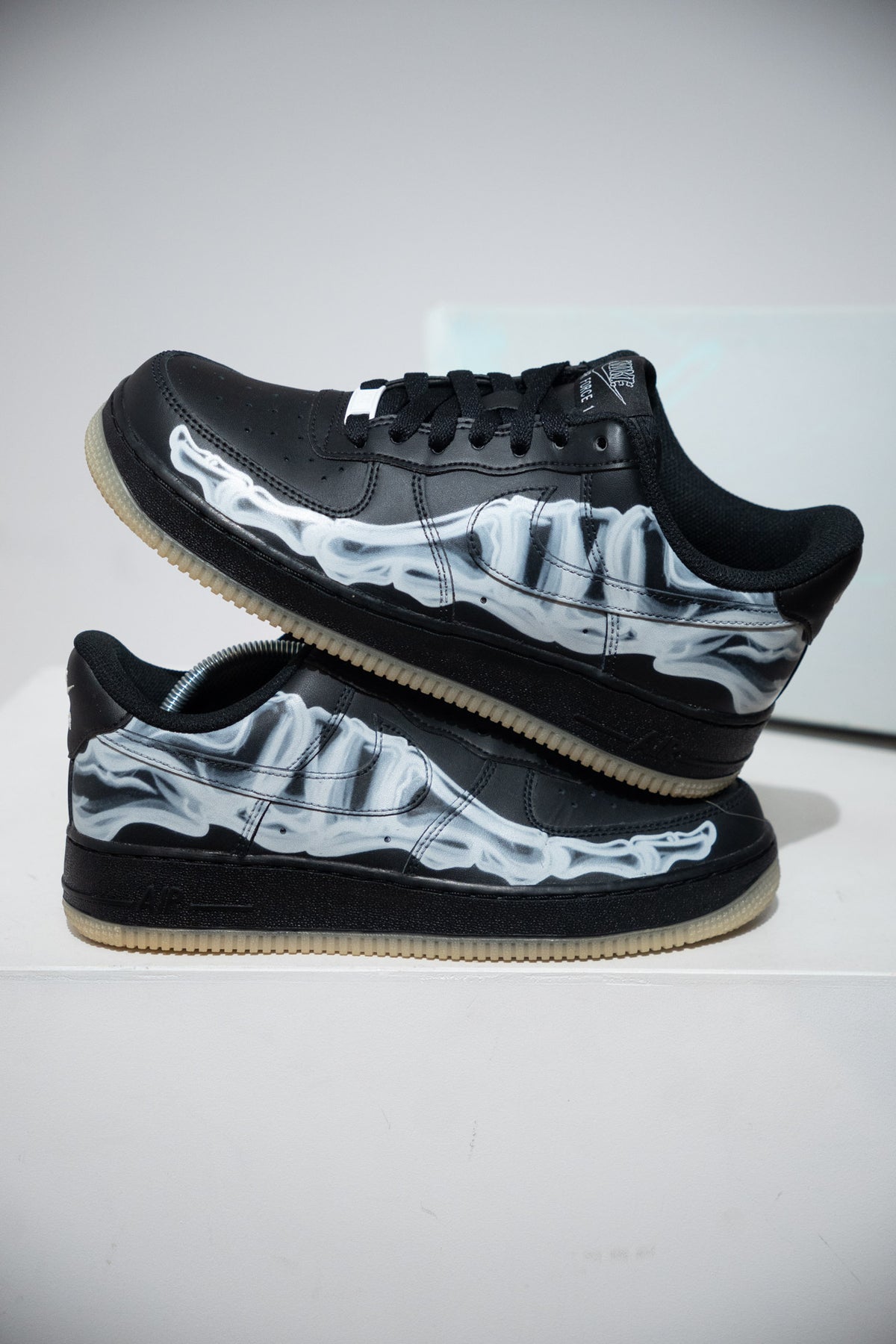 Air Force 1 Skeleton Black