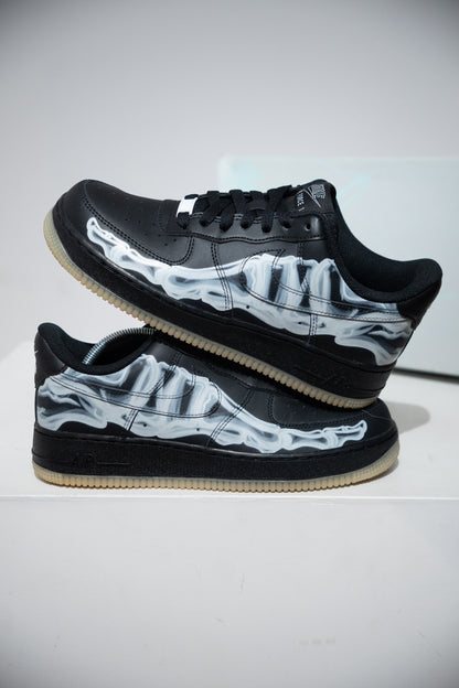 Air Force 1 Skeleton Black