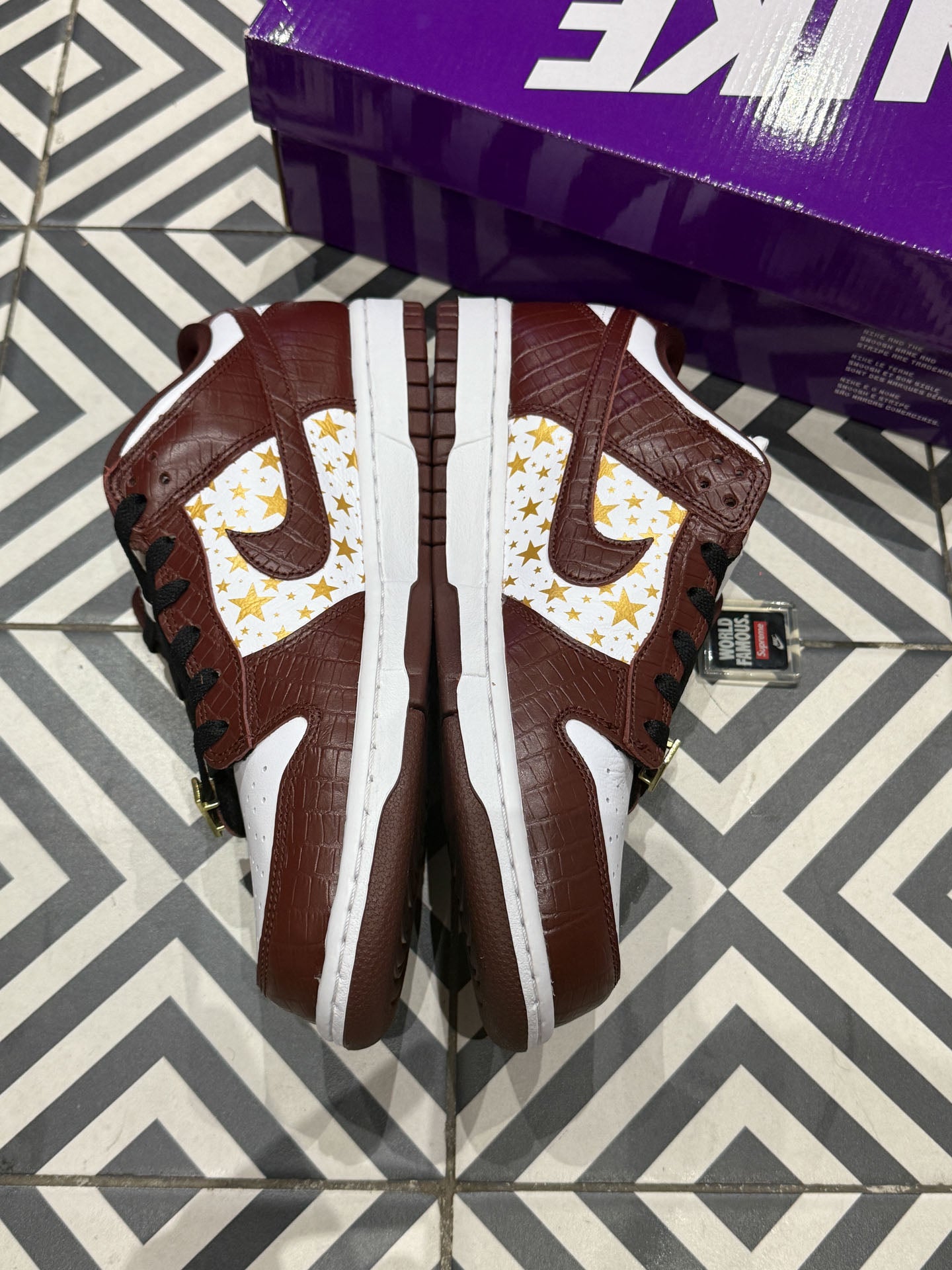 Dunk SB Supreme Stars Brown (Taille 42)