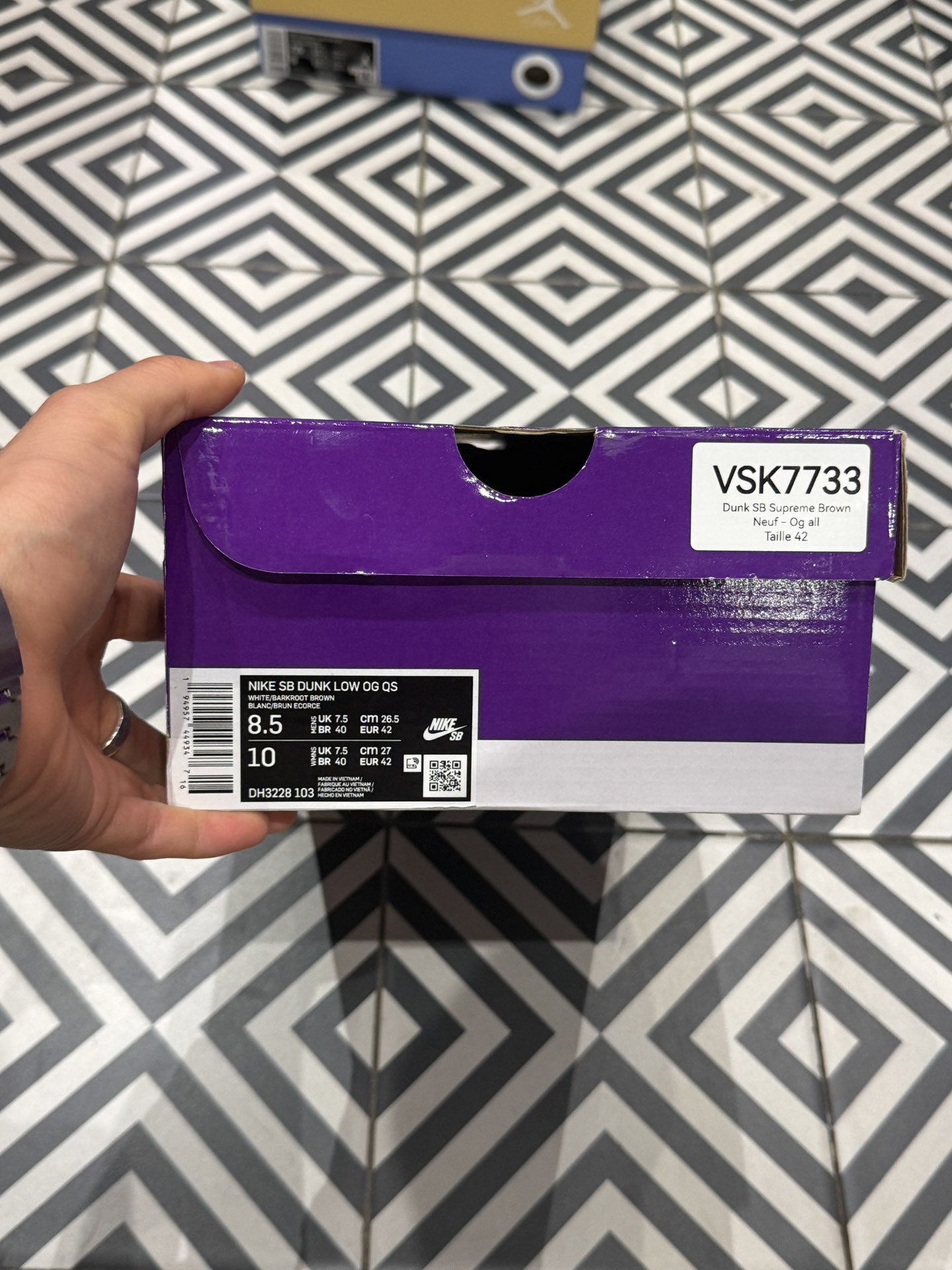 Dunk SB Supreme Stars Brown (Taille 42)