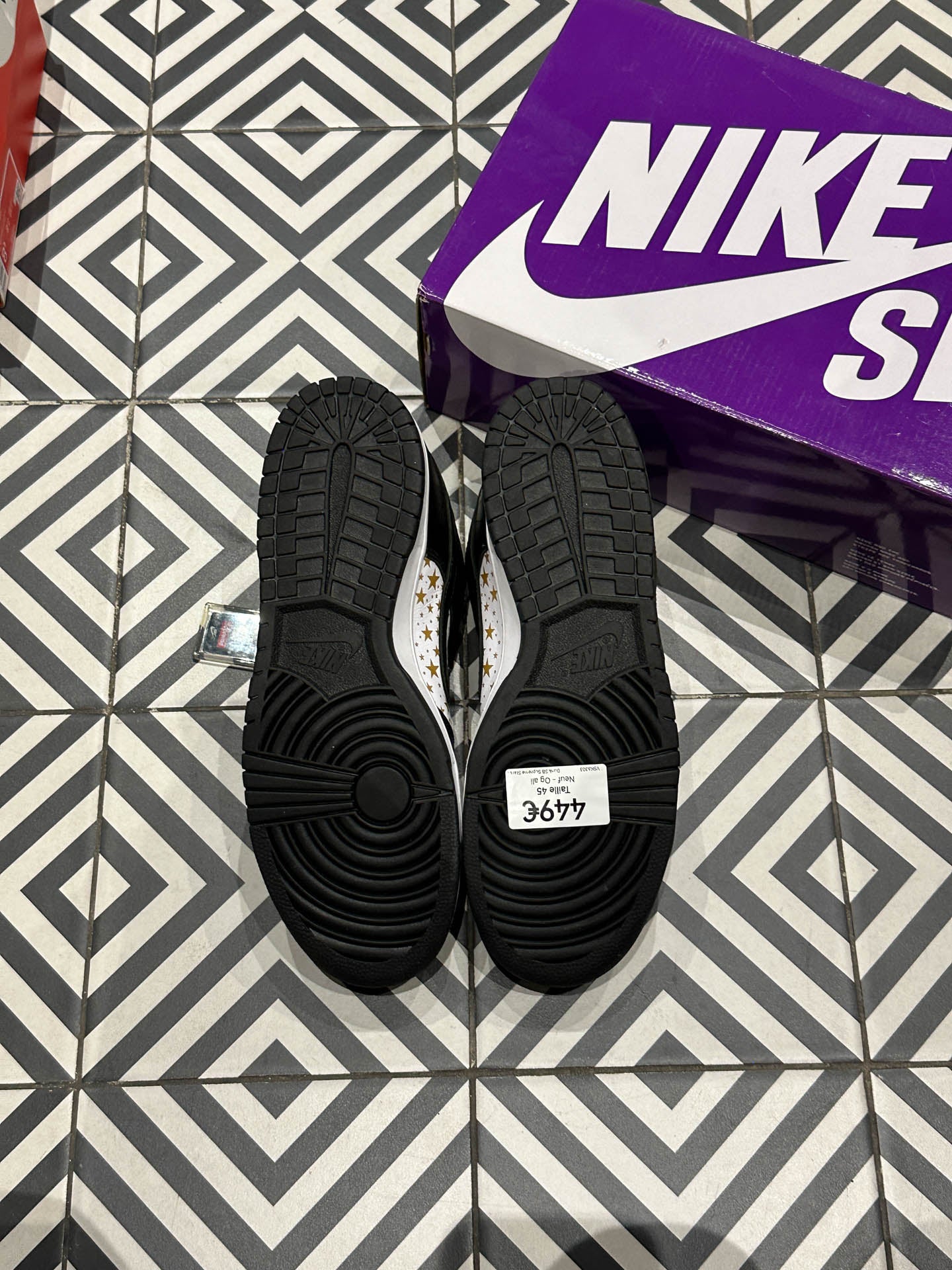 Dunk SB Supreme Stars Black (Taille 45)