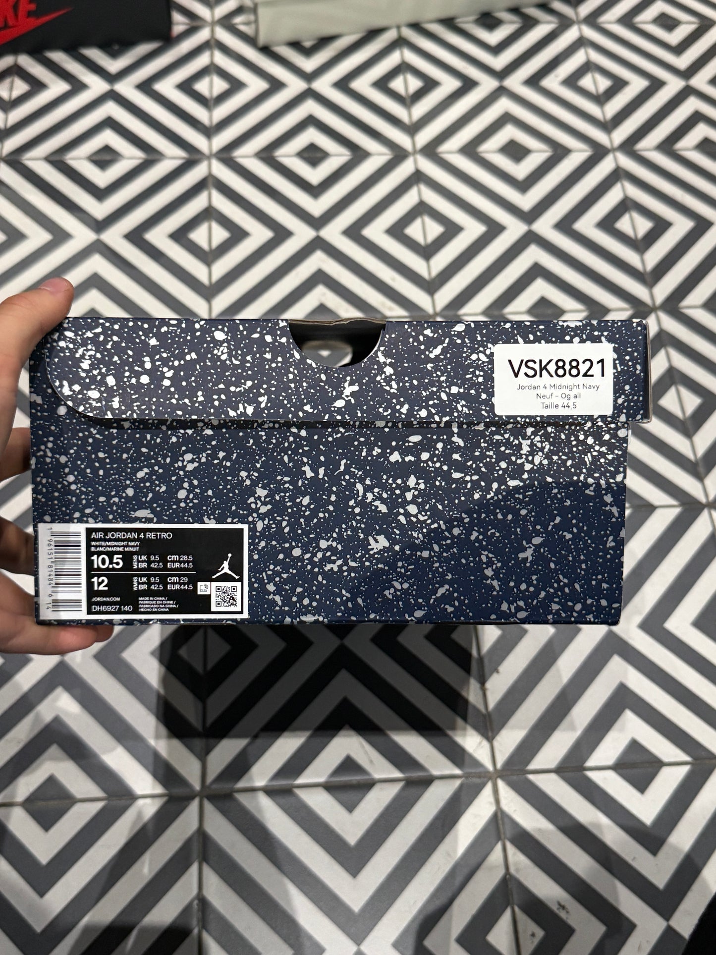 Jordan 4 Midnight Navy (Taille 40,5)