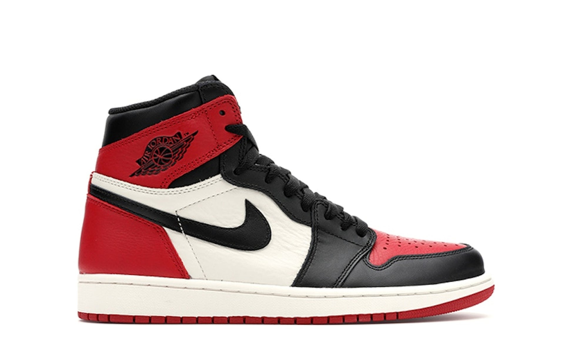 Jordan 1 High Bred toe — officielle