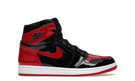 Jordan 1 High Patent Bred — officielle