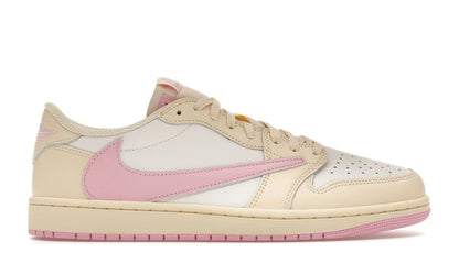 Jordan 1 Low Travis Scott Shy Pink — officielle