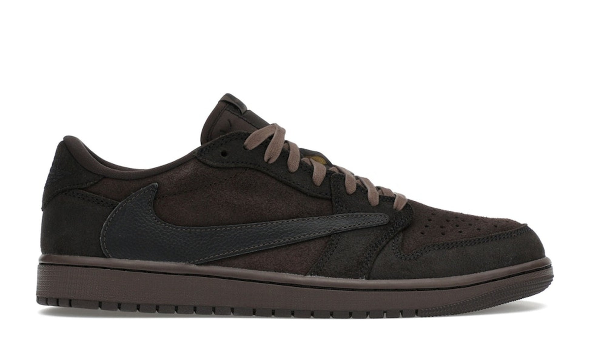 Jordan 1 Low Travis Scott Velvet Brown — officielle