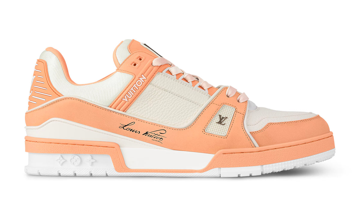 Louis Vuitton Trainer Orange White