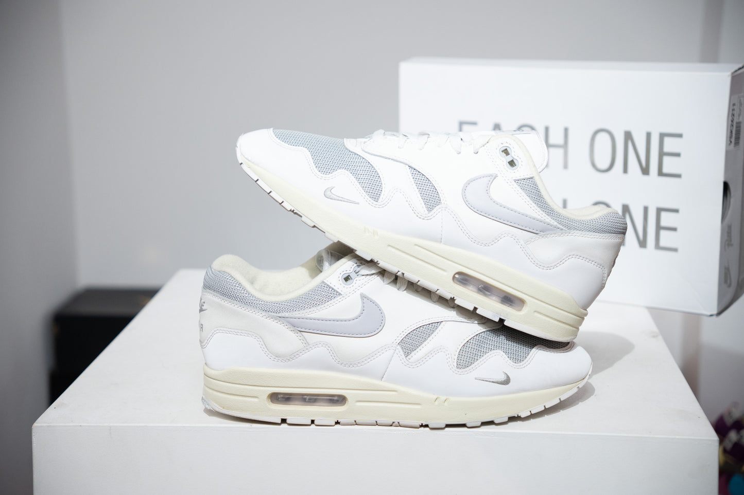 Air Max 1 Patta White (Taille 44,5)