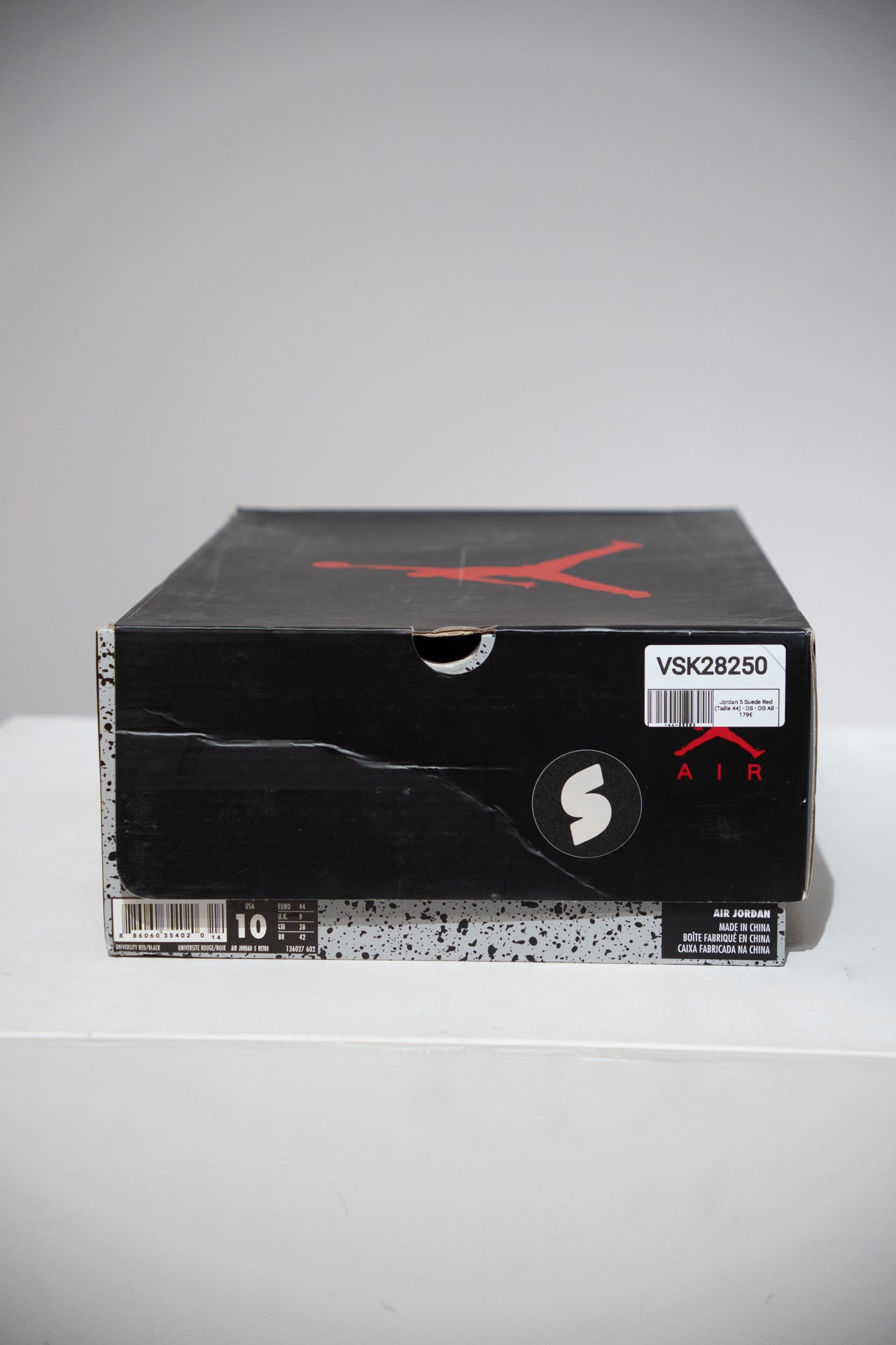 Jordan 5 Suede Red (Taille 44)