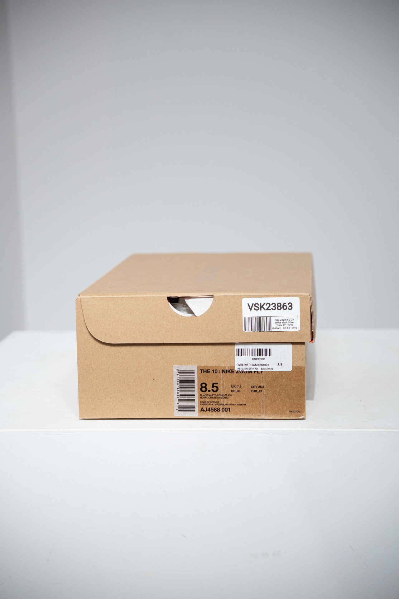 Nike Zoom Fly Off White Black Silver (Taille 42)