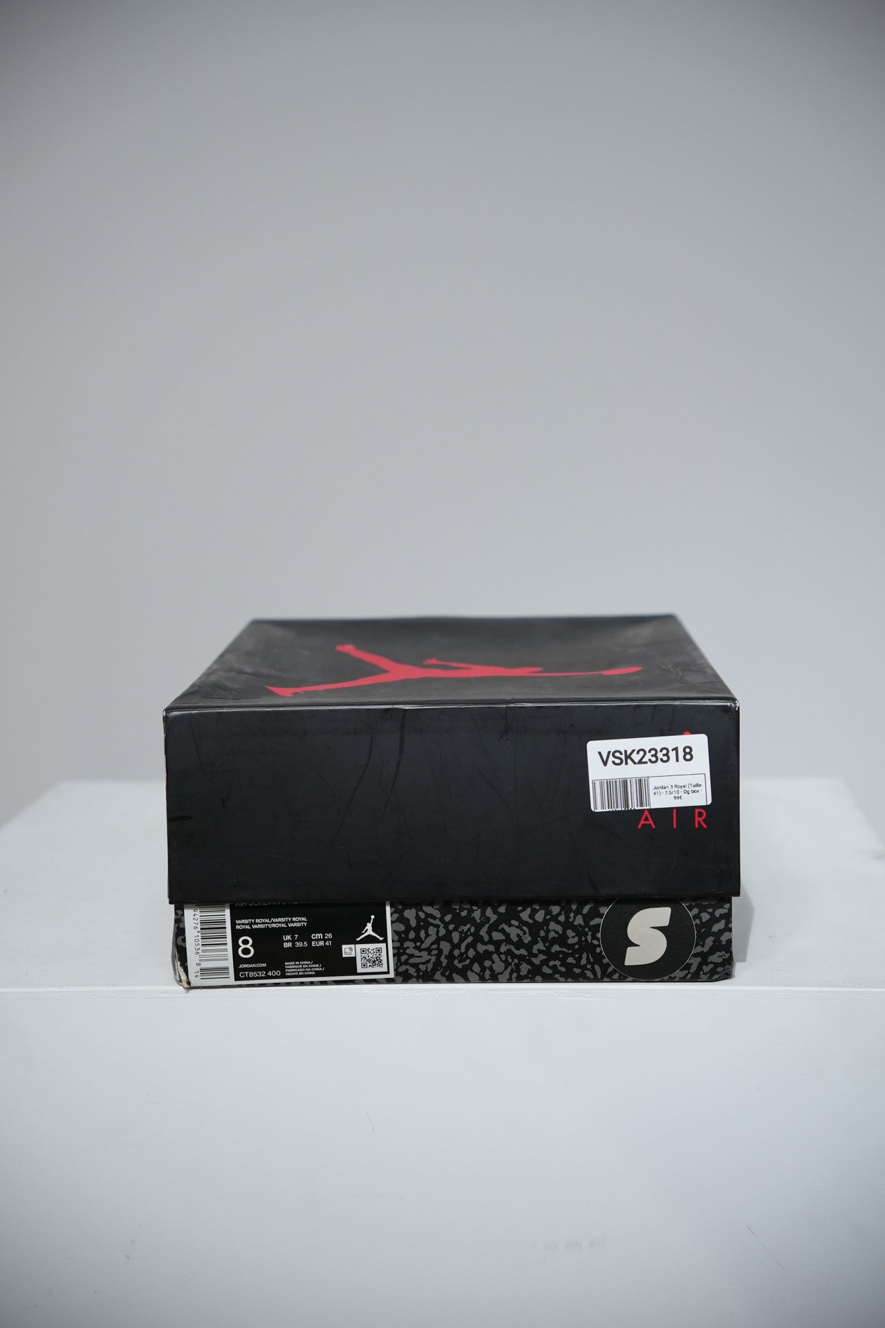 Jordan 3 Royal (Taille 41)
