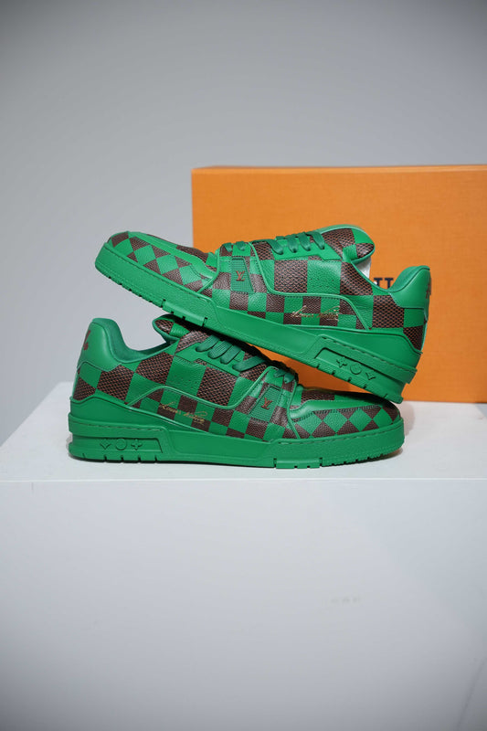 Louis Vuitton Trainer Pharell Williams Damier Pop Green (Taille 46 (10IT))